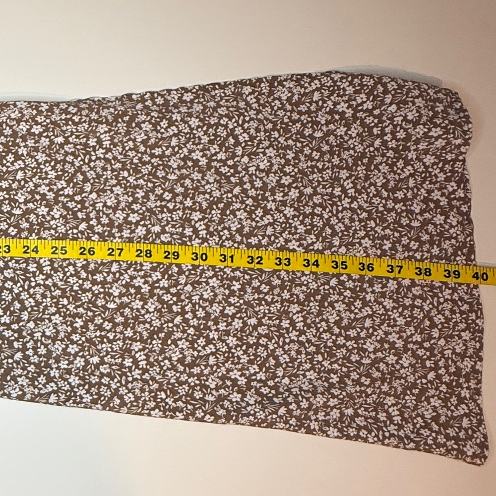 Altar’d State | Floral Midi Skirt | Brown Beige | Size XL - Picture 8 of 13